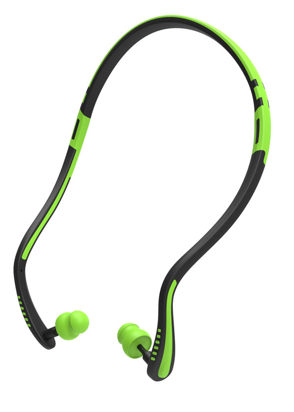 Beeswift Qed Banded Ear Plugs Green/Black