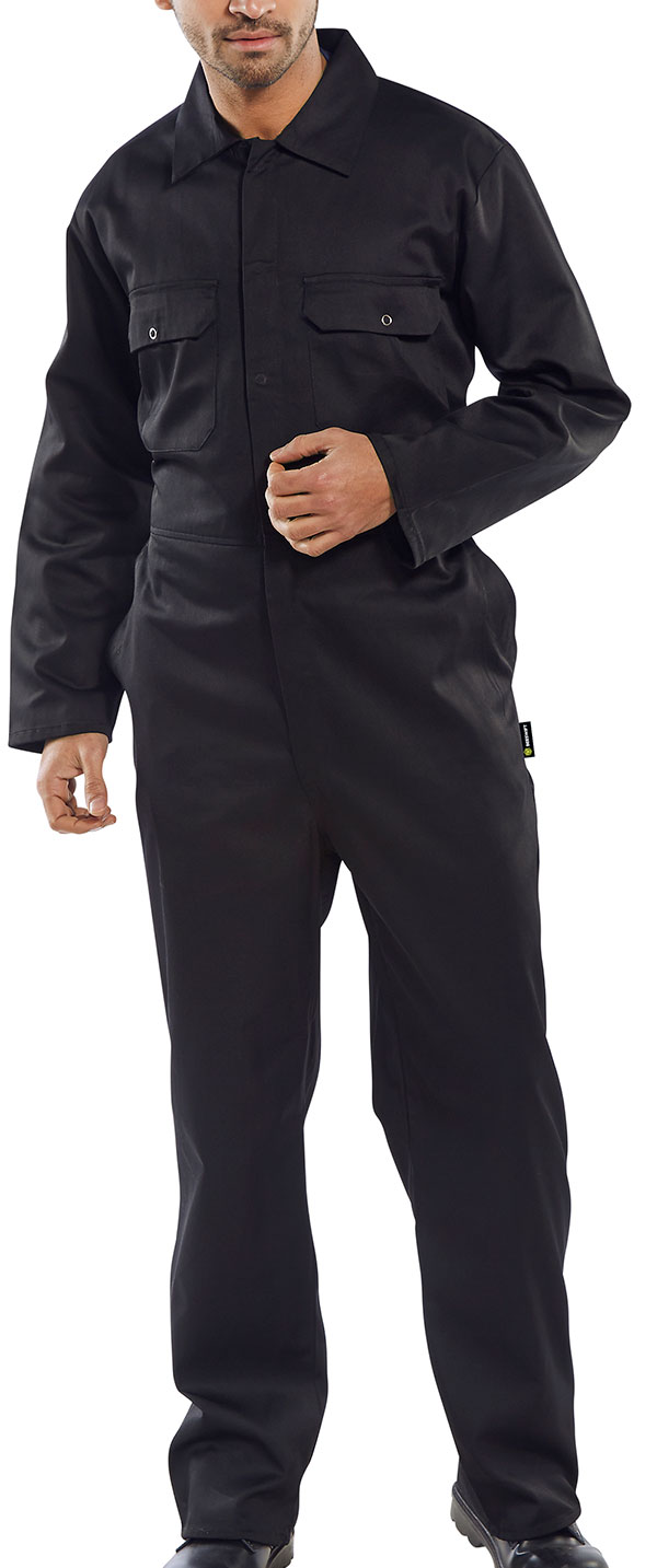 Beeswift Regular Boilersuit Black Beeswift Regular Boilersuit Black