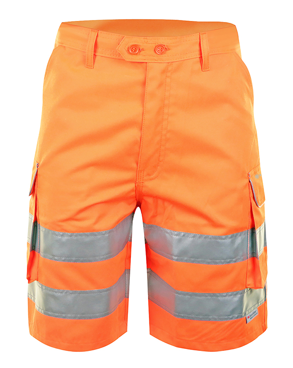 Beeswift Hi-Vis Rail Spec Shorts Orange Beeswift Hi-Vis Rail Spec Shorts Orange