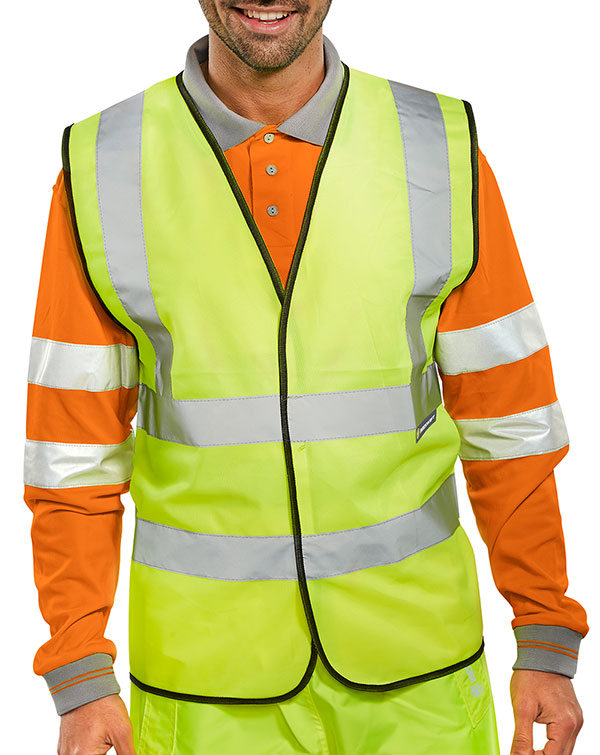 Beeswift Hi-Vis Vest Saturn Yellow