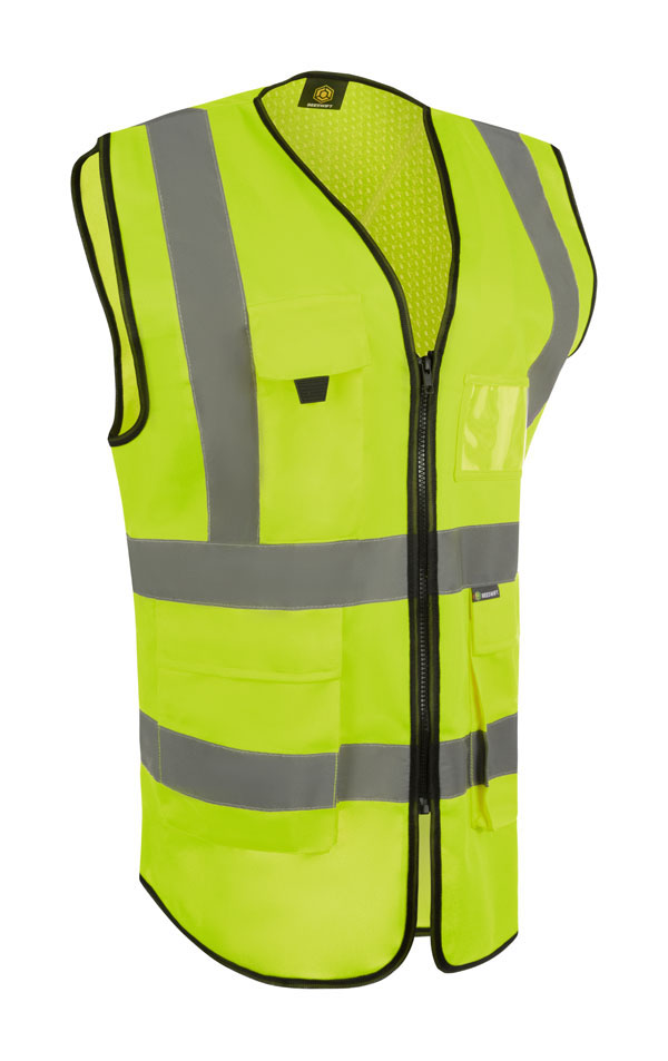 Beeswift Womens Hi-Vis Exec Waistcoat Saturn Yellow Beeswift Womens Hi-Vis Exec Waistcoat Saturn Yellow