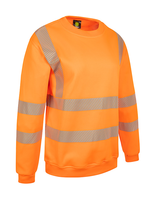 Beeswift Womens Hi-Vis Sweatshirt Orange