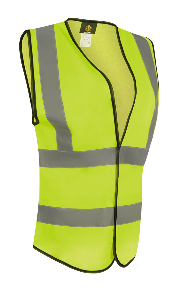 Beeswift Womens Hi-Vis Waistcoat Saturn Yellow