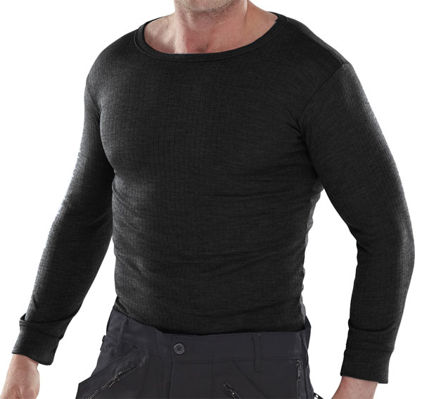 Beeswift Thermal Vest Long Sleeve Black