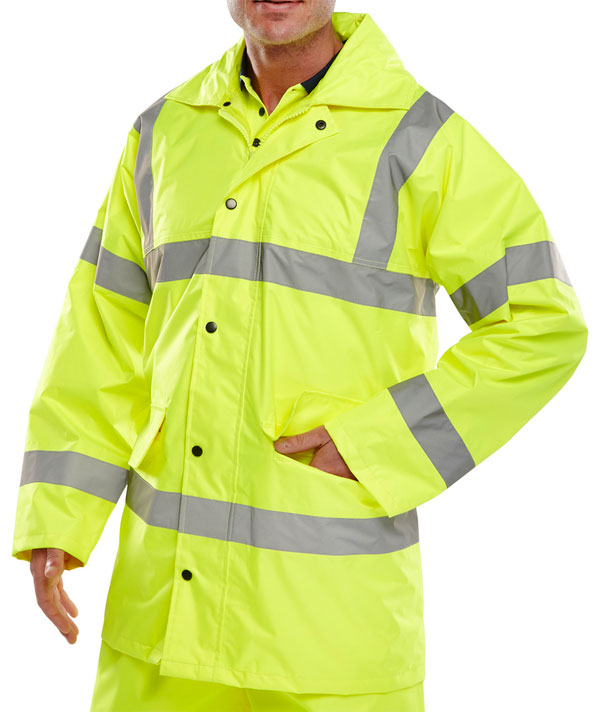 Beeswift Hi-Vis Lightweight Jacket Saturn Yellow Beeswift Hi-Vis Lightweight Jacket Saturn Yellow