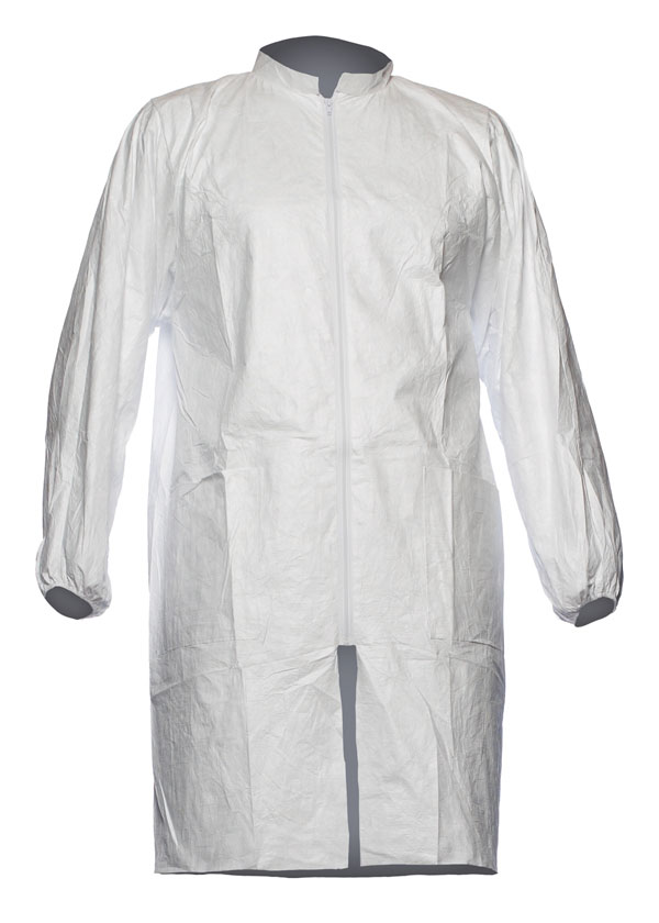 Tyvek 500 Disposable Labcoat Pl309 White