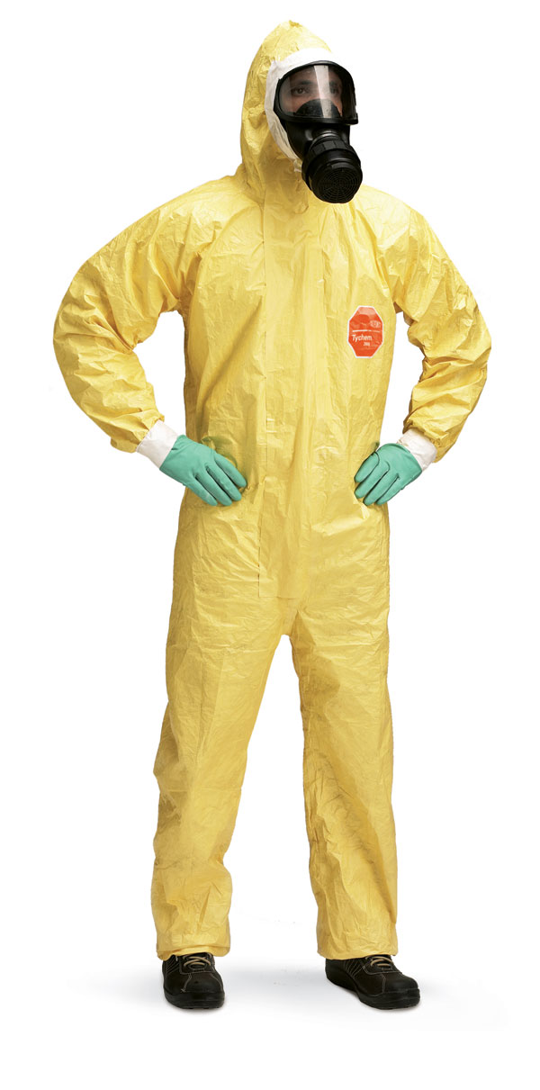 Tychem® 2000 C Hooded Disposable Coverall Yellow Tychem® 2000 C Hooded Disposable Coverall Yellow