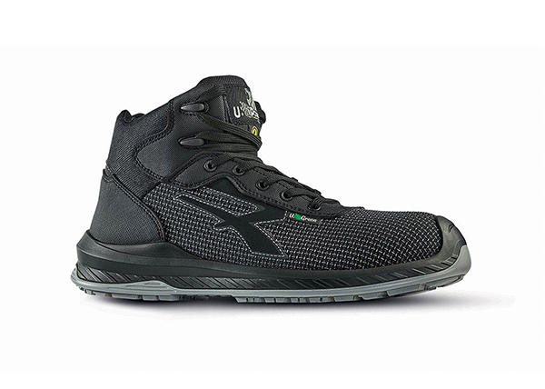 Upower Land Safety Boot Black