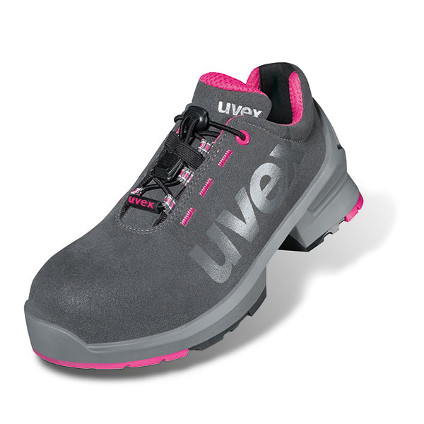 Uvex 1 Ladies Safety Trainers Grey/Pink Uvex 1 Ladies Safety Trainers Grey/Pink