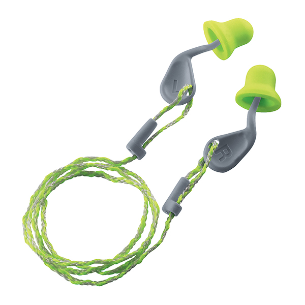 Uvex Xact-Fit Corded Ear Plugs Green