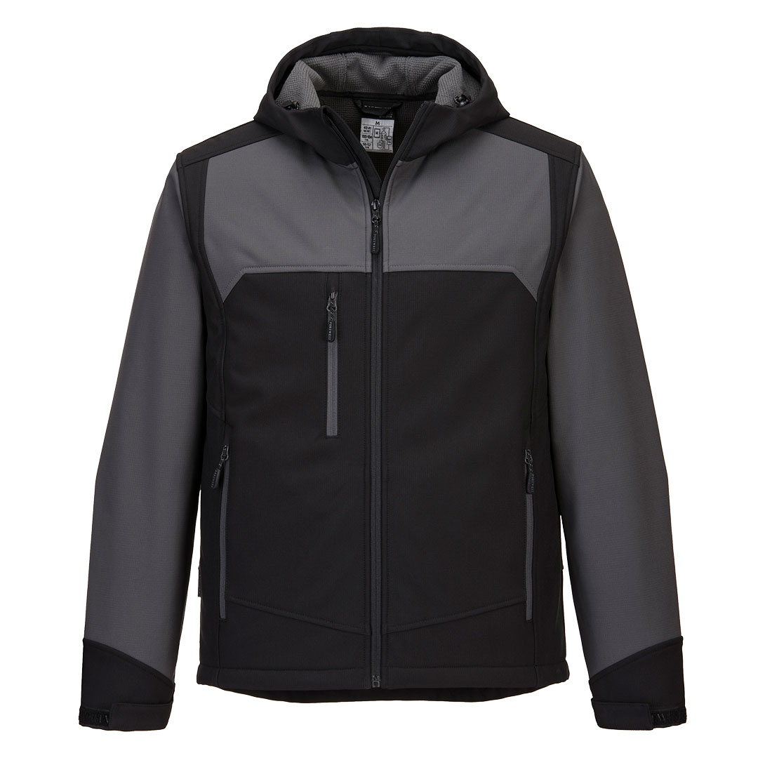 KX362 KX3 Hooded Softshell (3L) Black/Grey