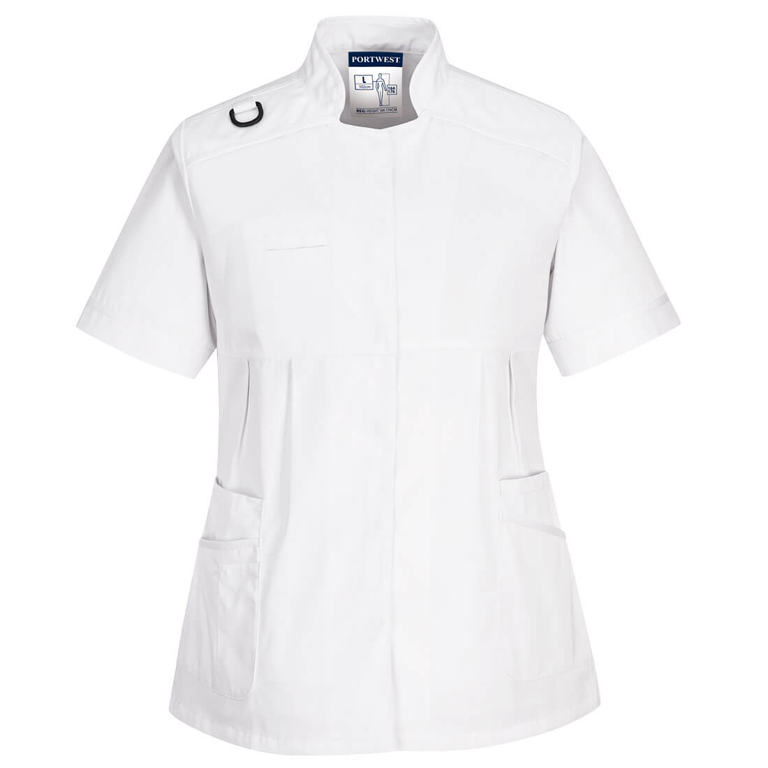 LW22 Medical Maternity Tunic White