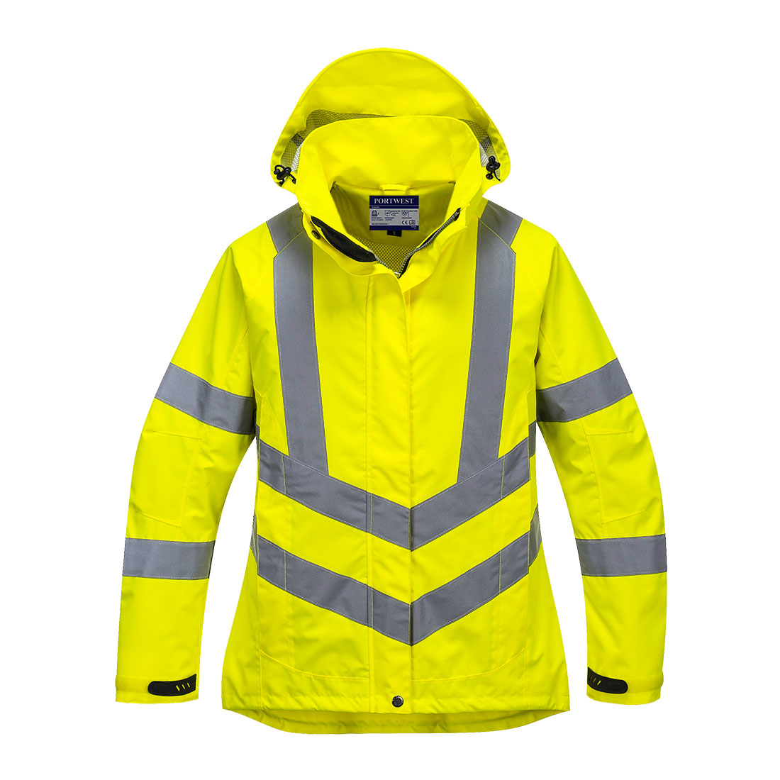 LW70 Hi-Vis Women’s Breathable Rain Jacket Yellow