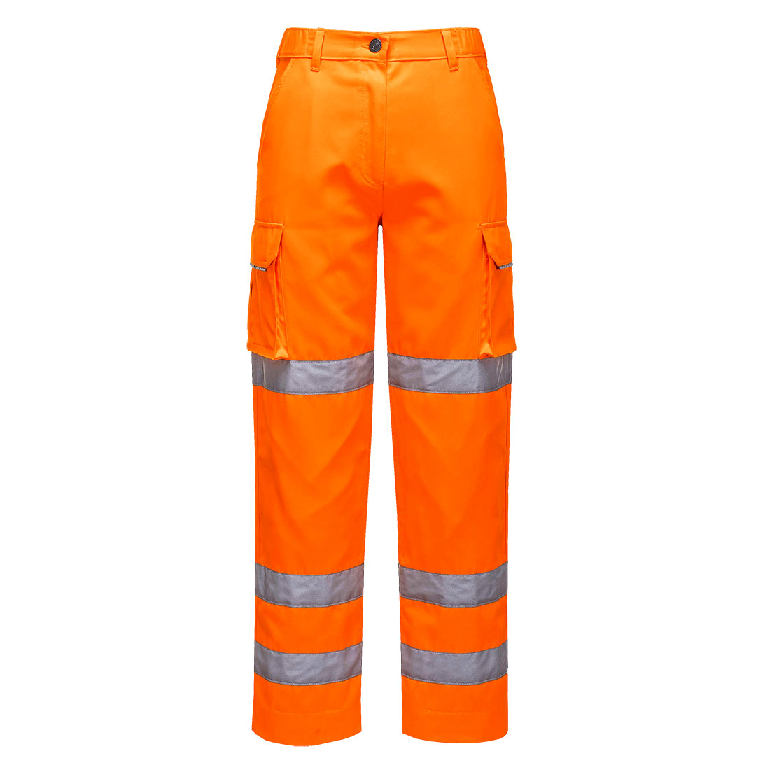 LW71 Hi-Vis Women’s Three Band Work Trousers Orange LW71 Hi-Vis Women’s Three Band Work Trousers Orange