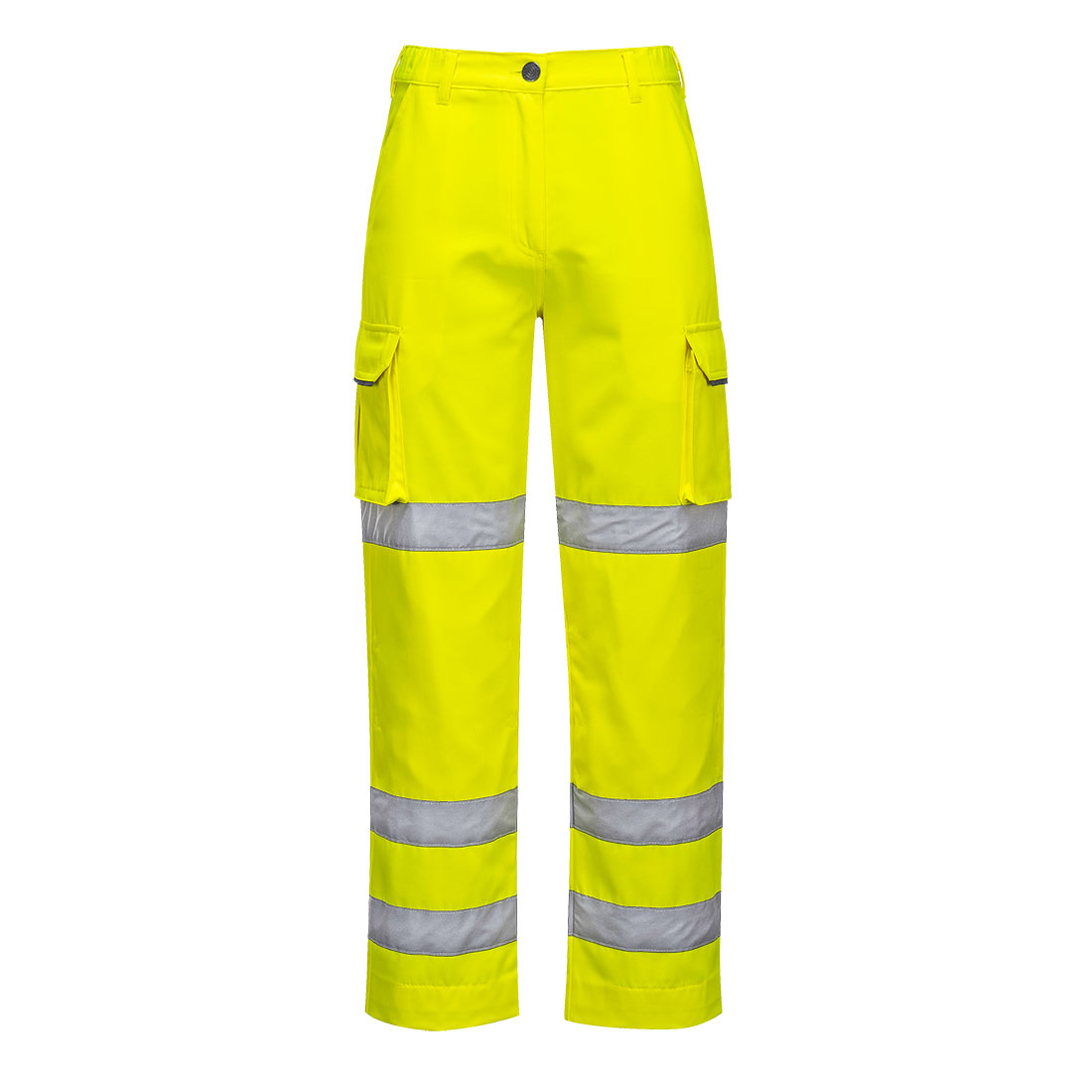 LW71 Hi-Vis Women’s Three Band Work Trousers Yellow