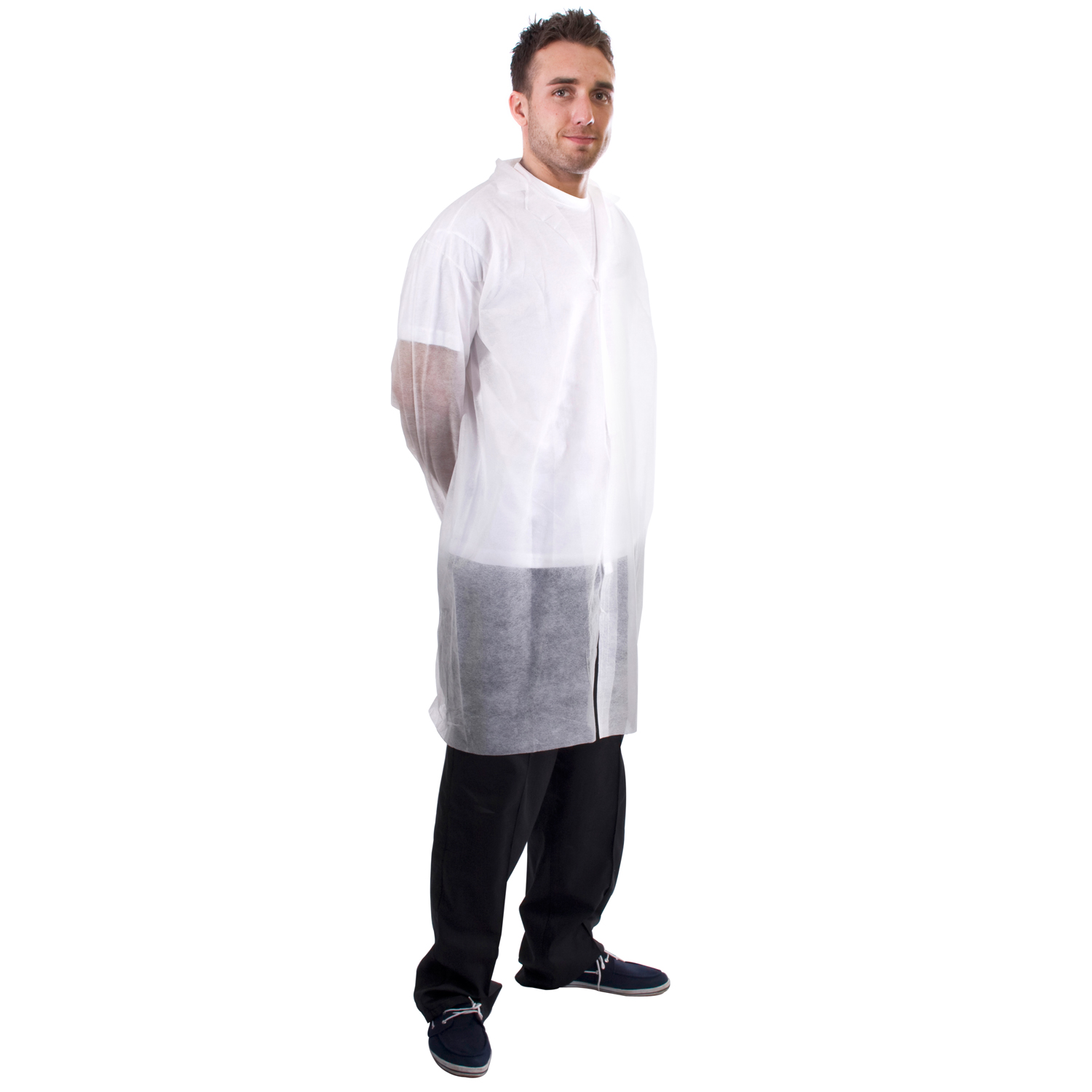 White Non-Woven Coats