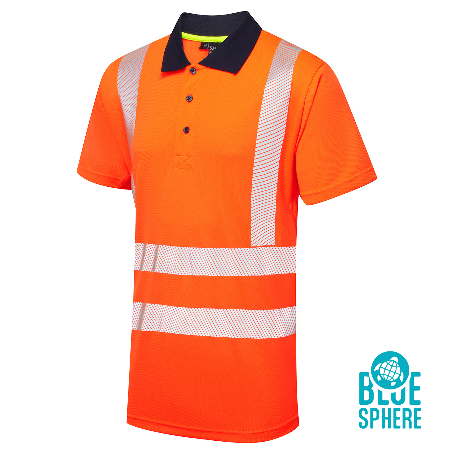 Orange Essentials Hi-Vis Eco CoolMax Orange Polo