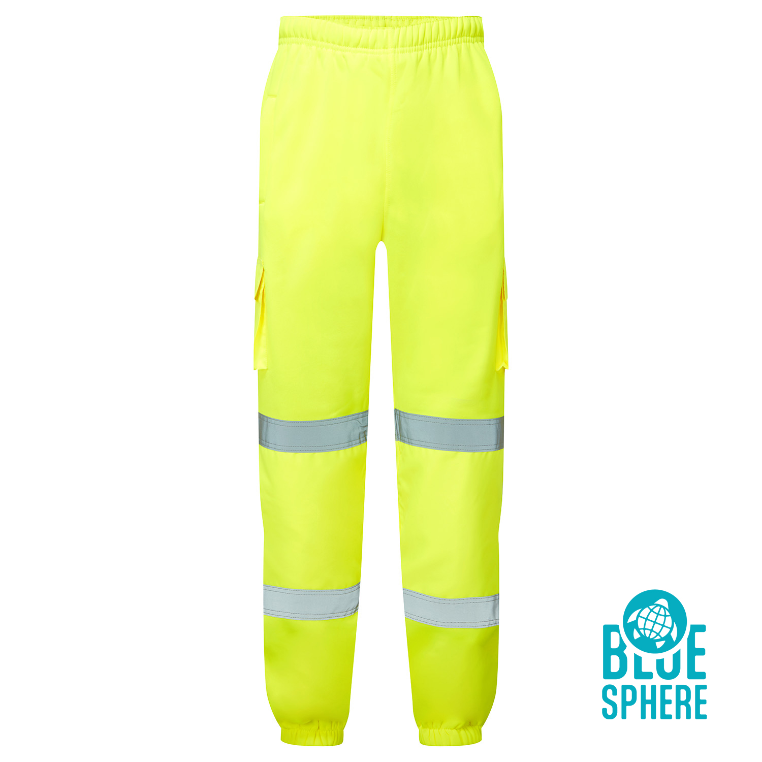 Yellow Supertouch Eco Hi Vis Yellow Jogging Bottoms