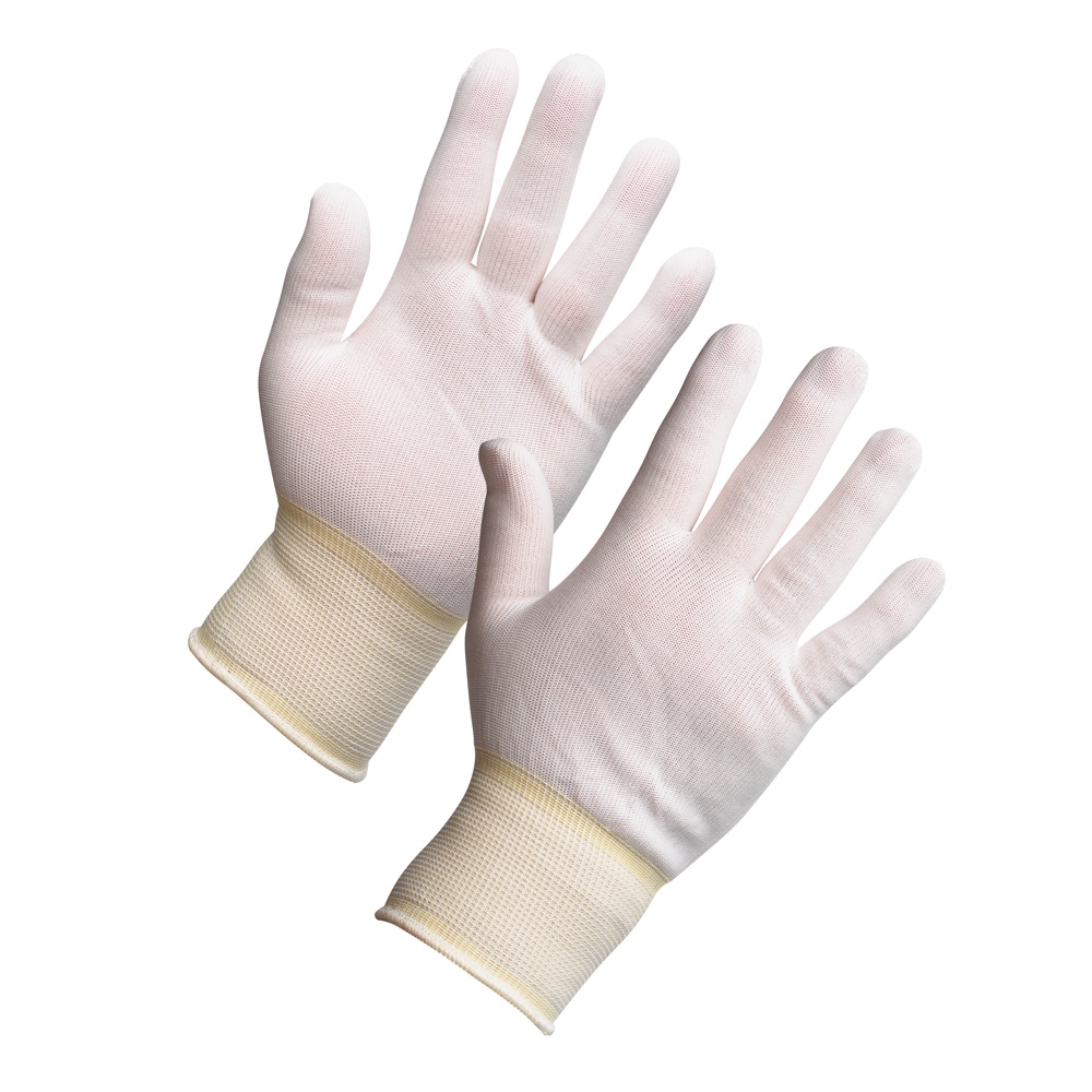White Polyliner Glove