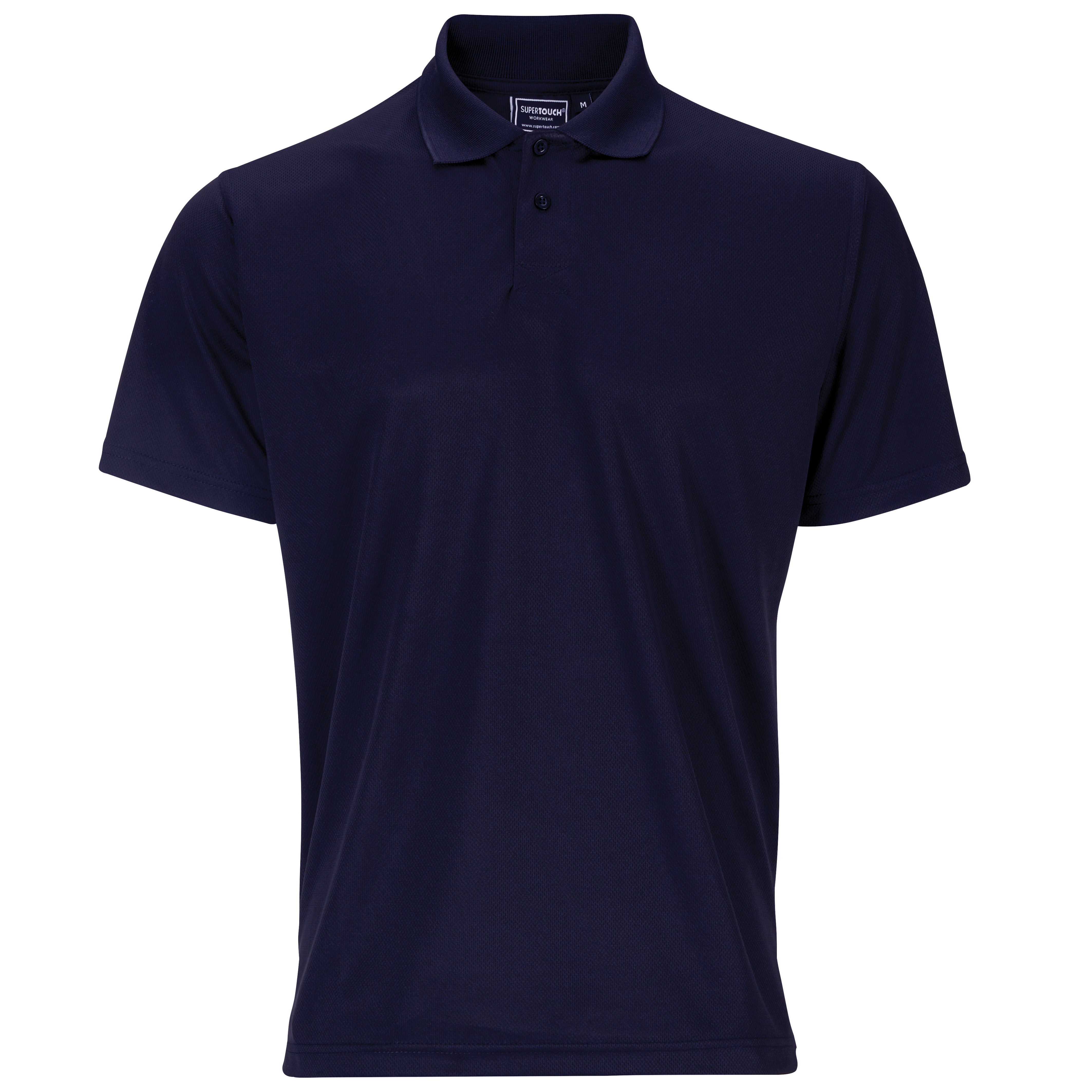 Navy Supertouch Navy Bird Eye Polo Shirt