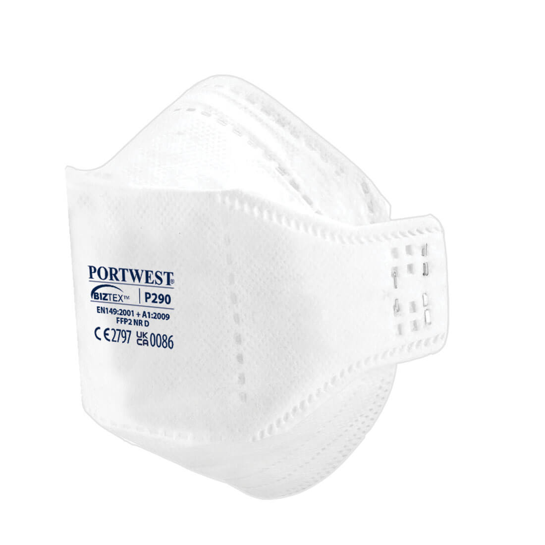 P290 EAGLE FFP2 Dolomite Fold Flat Respirator (Pk20) White