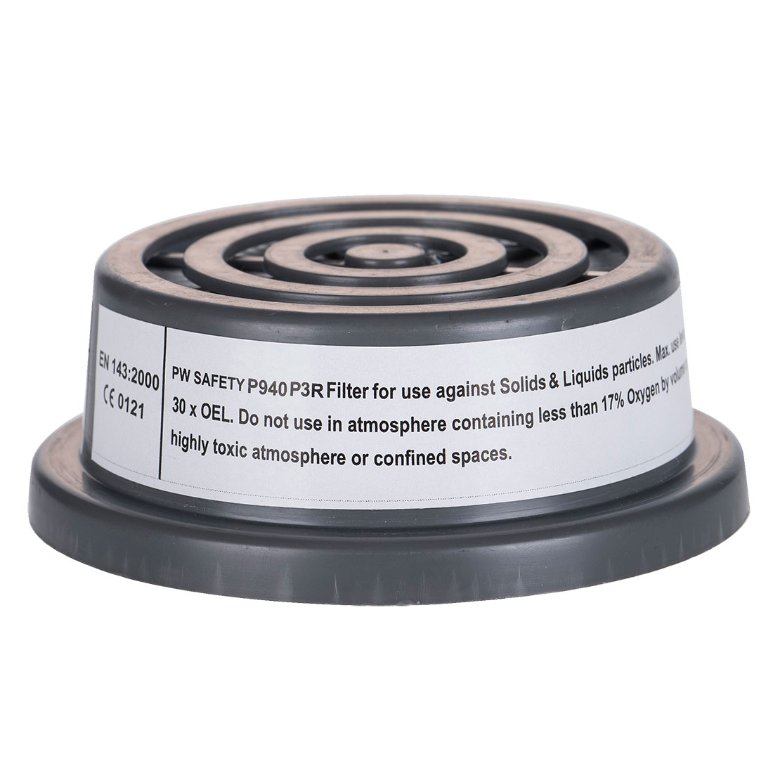 P940 P3 Particle Filter Special Thread Connection (Pk6) Grey