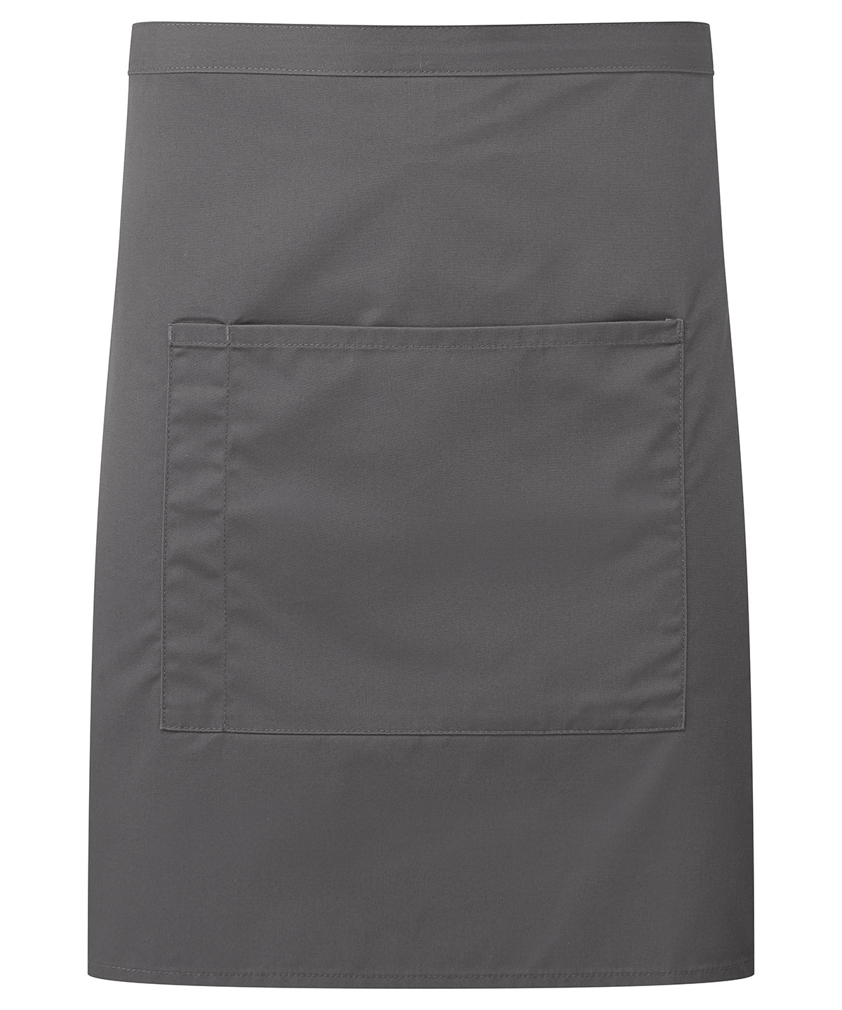 PR141 ‘Colours collection’ mid-length pocket apron Grey PR141 ‘Colours collection’ mid-length pocket apron Grey