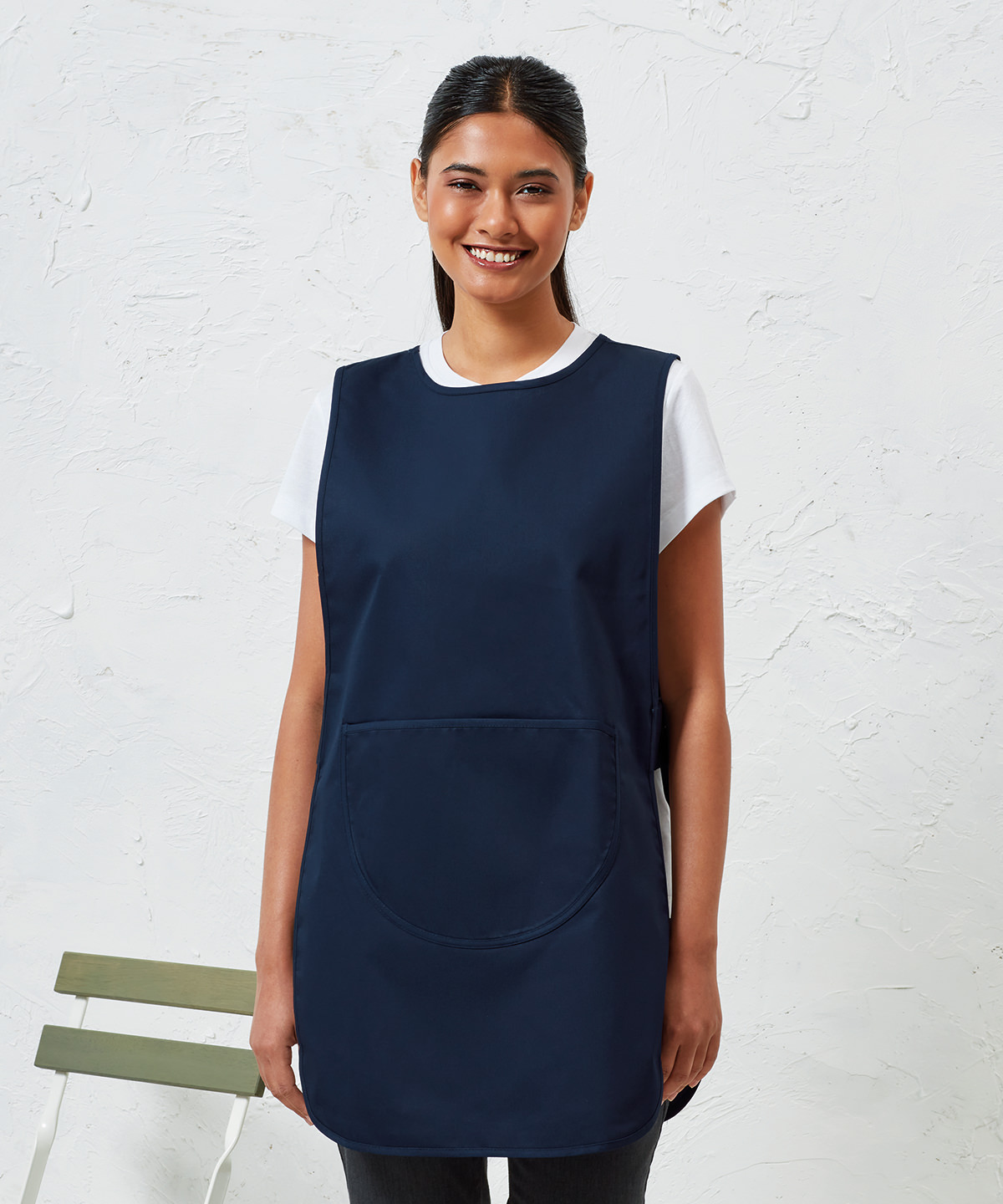PR172 Long length pocket tabard Blue