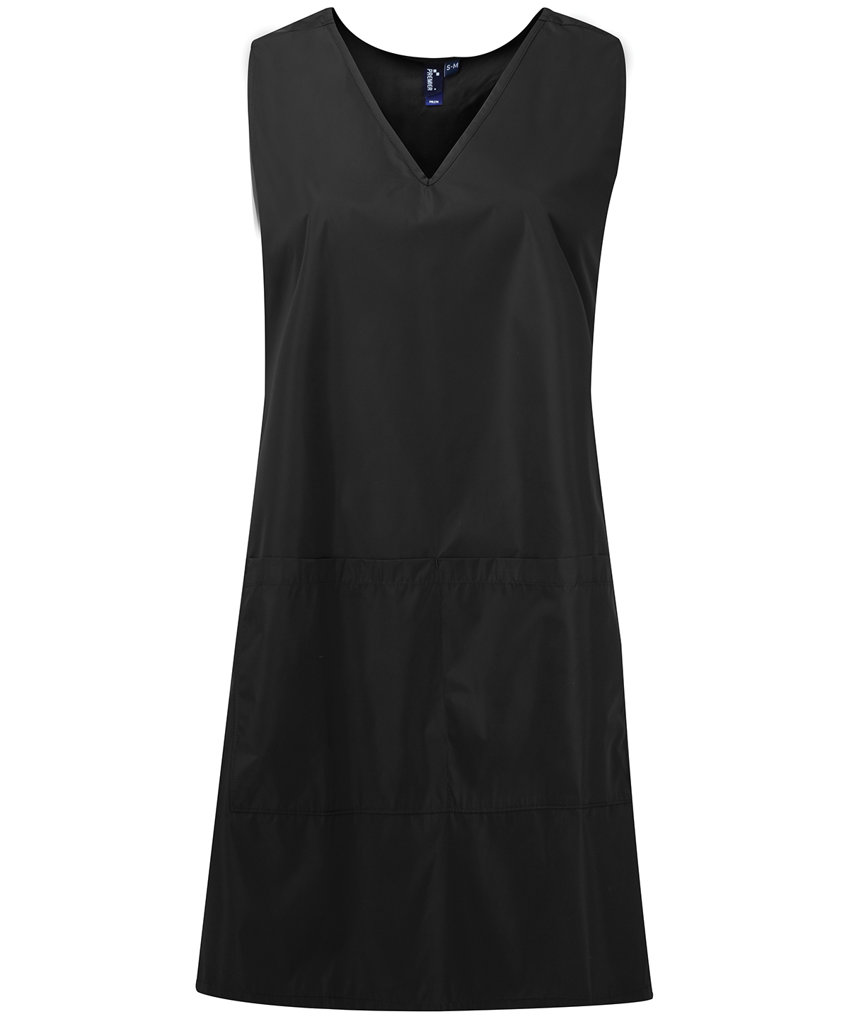 PR174 Waterproof wrap around tunic Black
