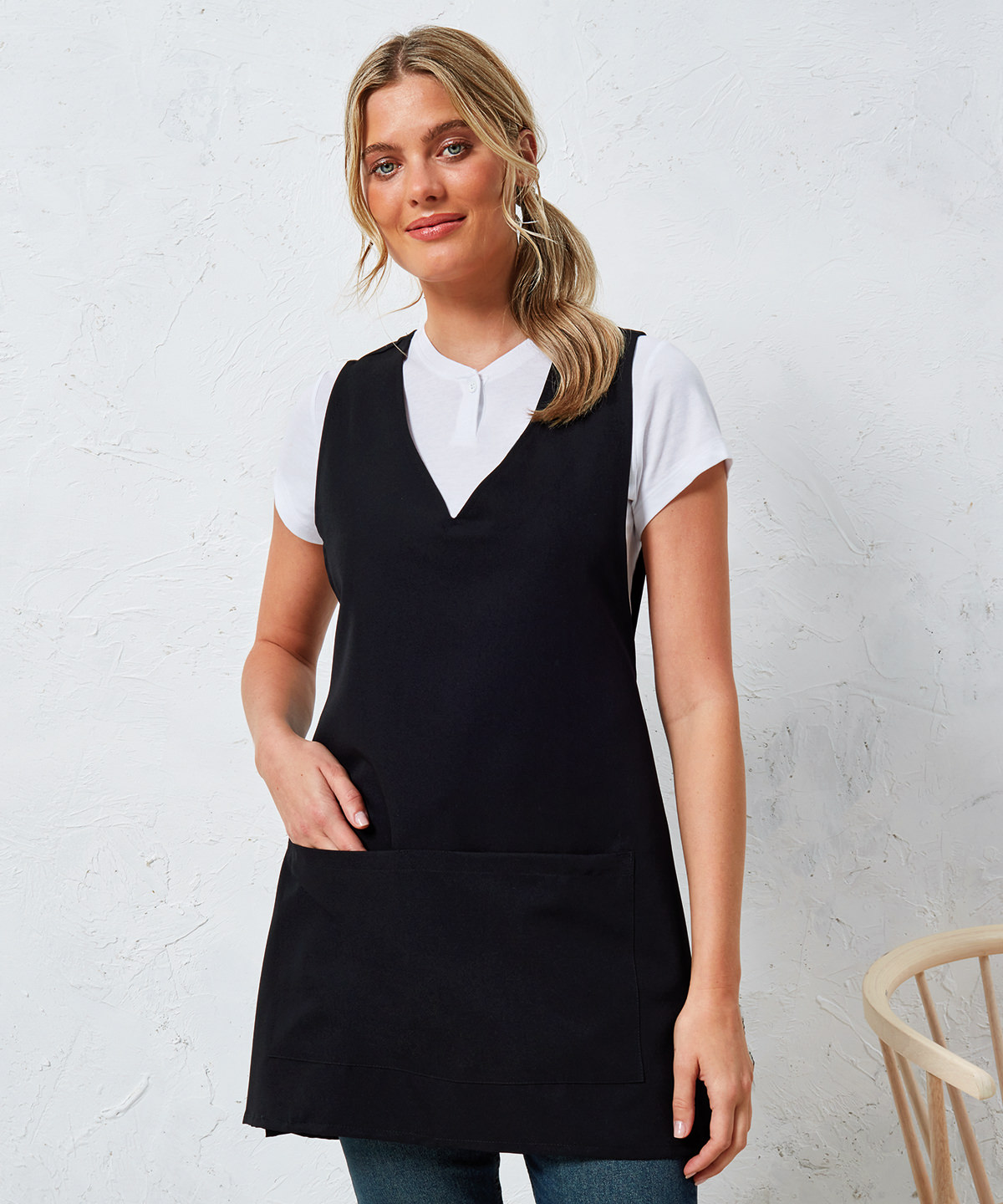 PR177 Wrap-around tunic Grey