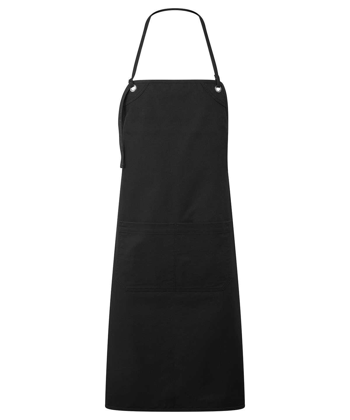 PR181 ‘Artisan’s choice’ double-pocket canvas apron Black PR181 ‘Artisan’s choice’ double-pocket canvas apron Black