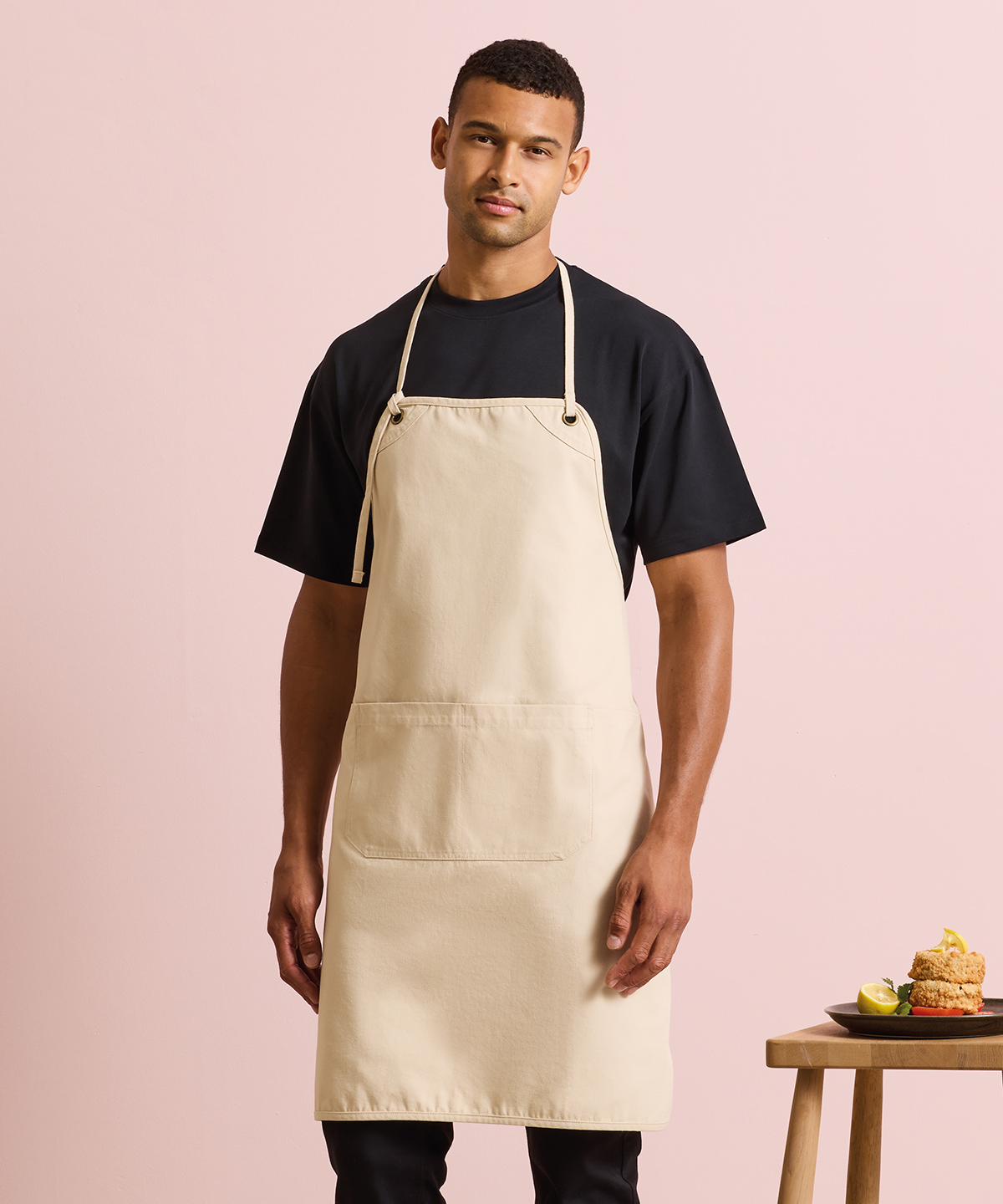 PR181 ‘Artisan’s choice’ double-pocket canvas apron Grey