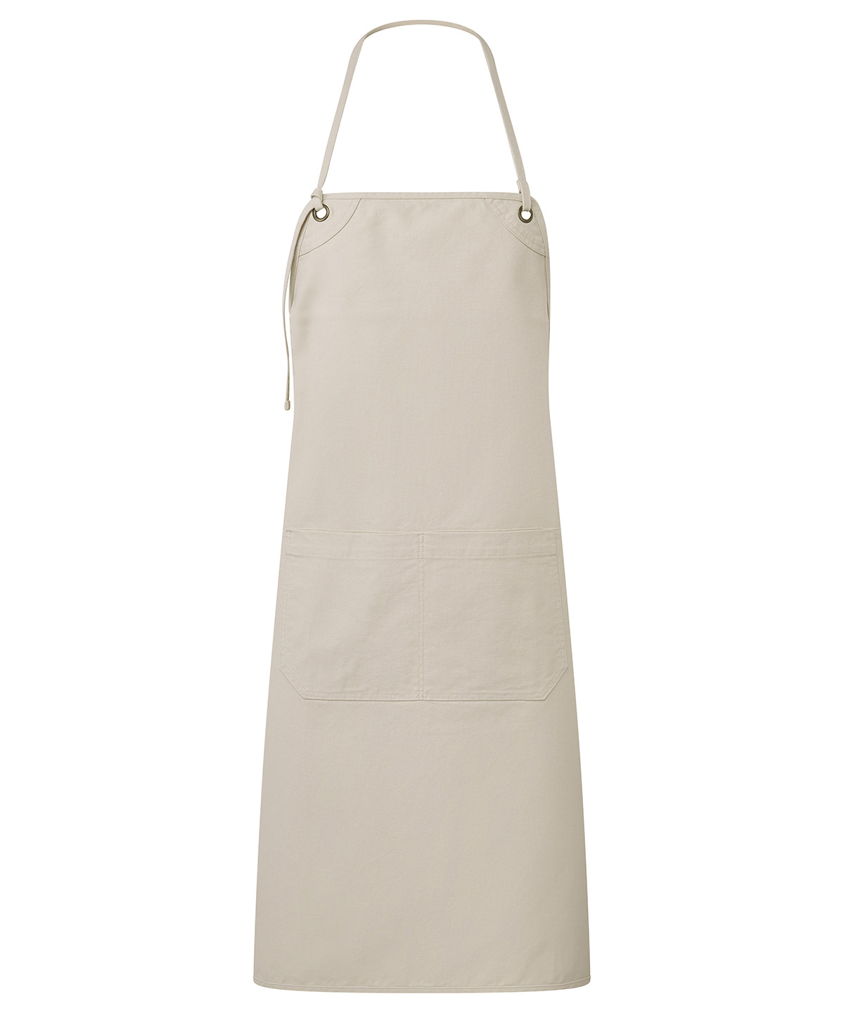 PR181 ‘Artisan’s choice’ double-pocket canvas apron Neutral PR181 ‘Artisan’s choice’ double-pocket canvas apron Neutral