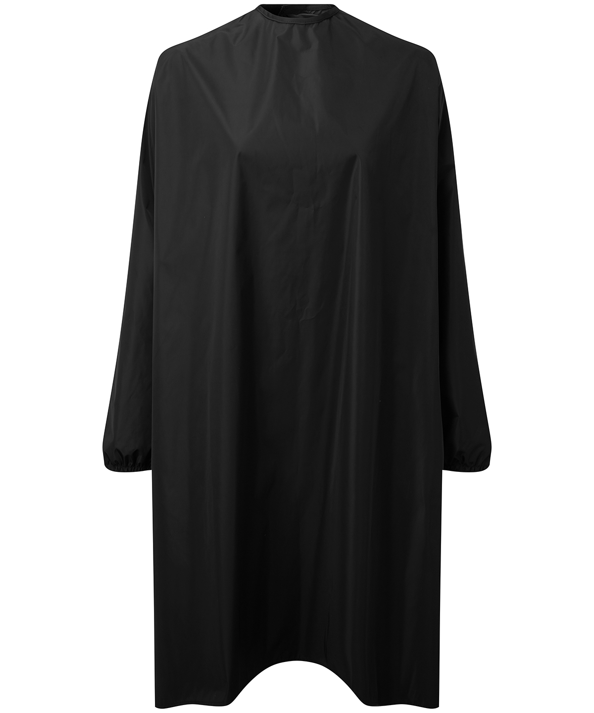 PR117 Long sleeve waterproof salon gown Black