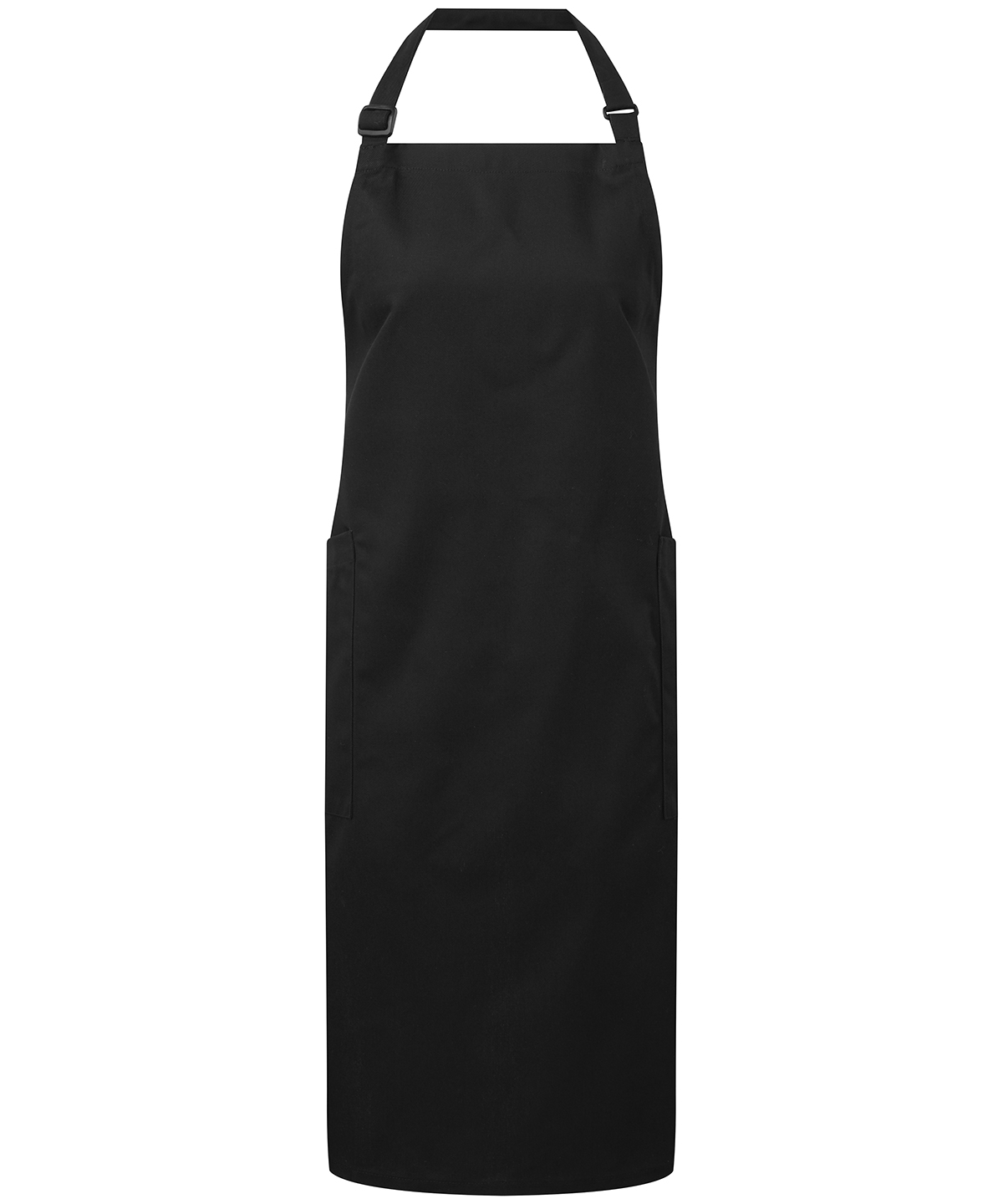 PR120 Recycled Polyester & Organic Cotton Apron Black PR120 Recycled Polyester & Organic Cotton Apron Black