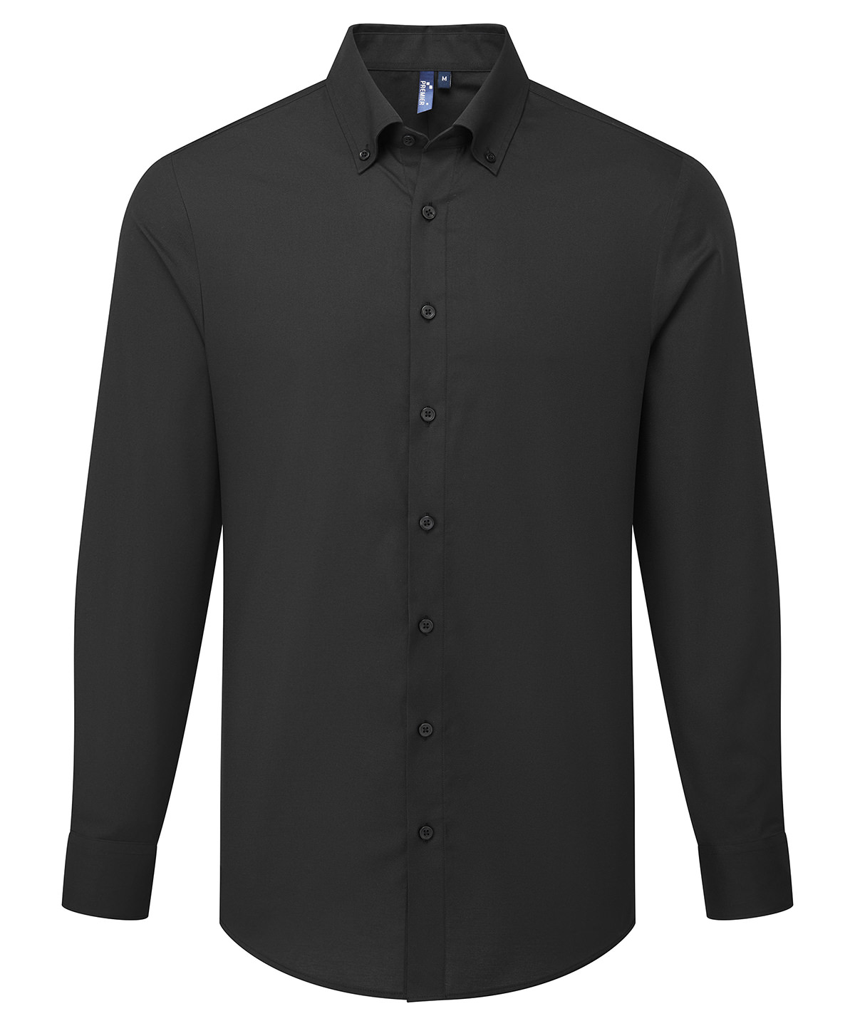 PR284 ‘Supreme’ Oxford long sleeve shirt Black