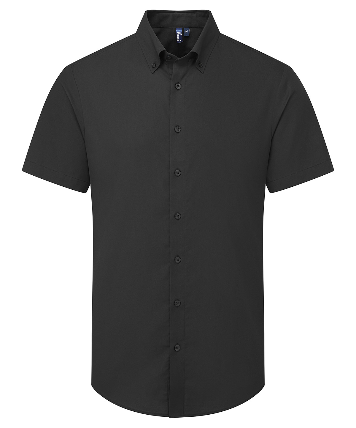 PR286 ‘Supreme’ Oxford short sleeve shirt Black