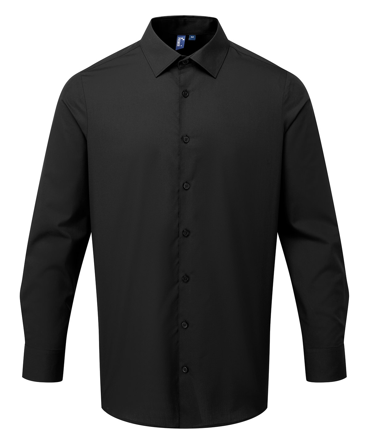 PR203 Long sleeve ‘Recyclight’ poplin shirt Black PR203 Long sleeve ‘Recyclight’ poplin shirt Black