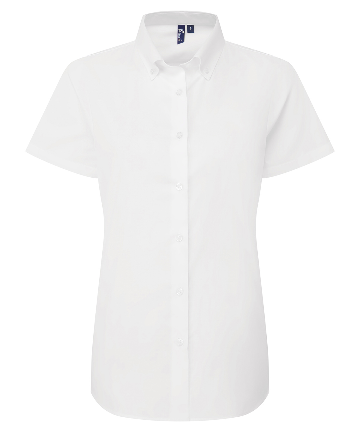 PR386 Women’s ‘Supreme’ Oxford short sleeve shirt White PR386 Women’s ‘Supreme’ Oxford short sleeve shirt White