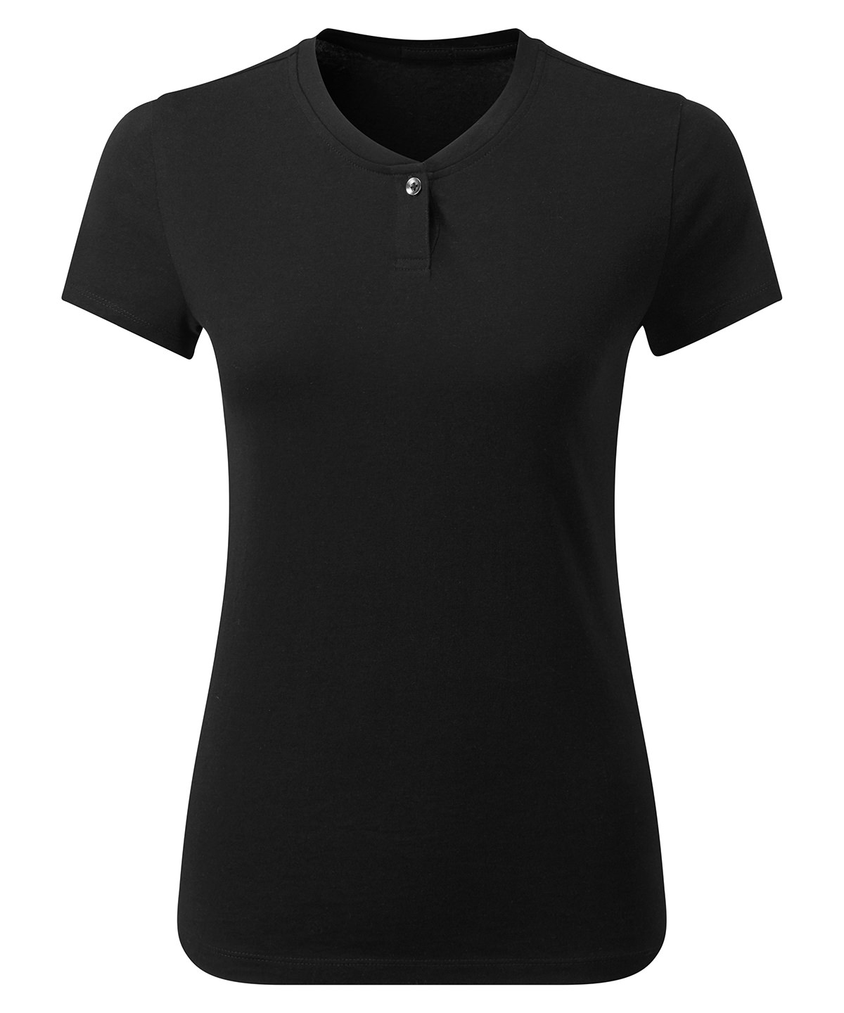 PR319 Women’s Cotton Rich‘Comis’ Tee Black PR319 Women’s Cotton Rich‘Comis’ Tee Black