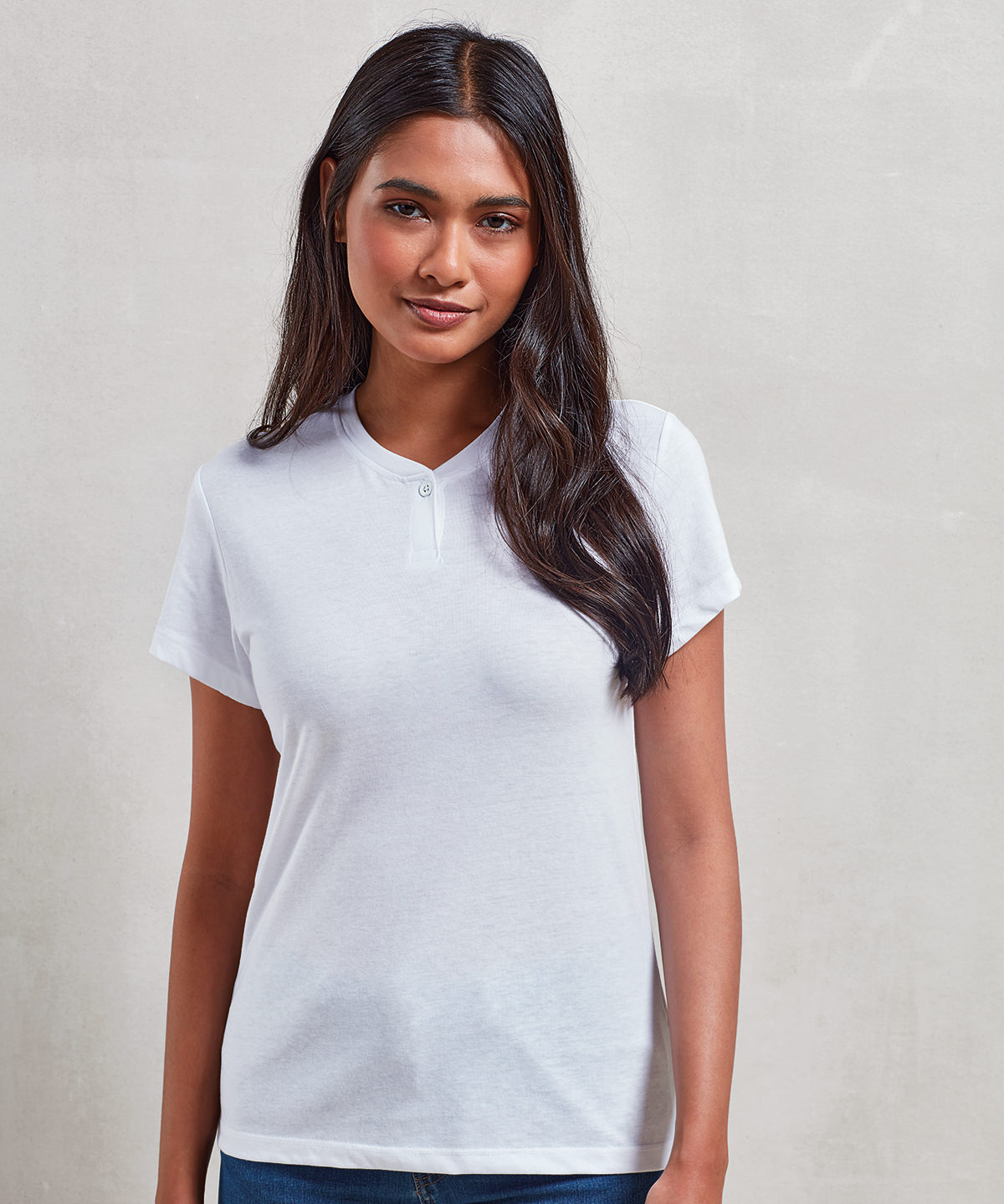 PR319 Women’s Cotton Rich‘Comis’ Tee Blue