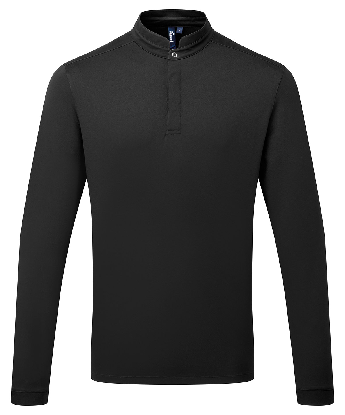 PR647 Essential Coolchecker® long sleeve chef’s shirt Black