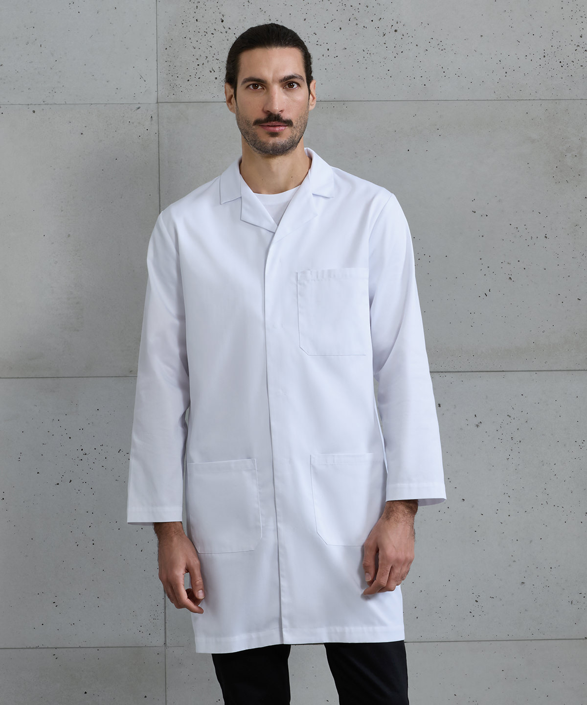 PR603 Essential 3-pocket work coat White