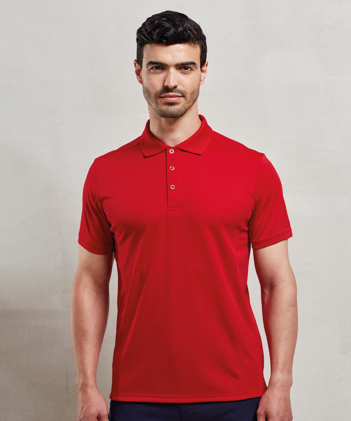 PR615 Coolchecker® piqué polo Red