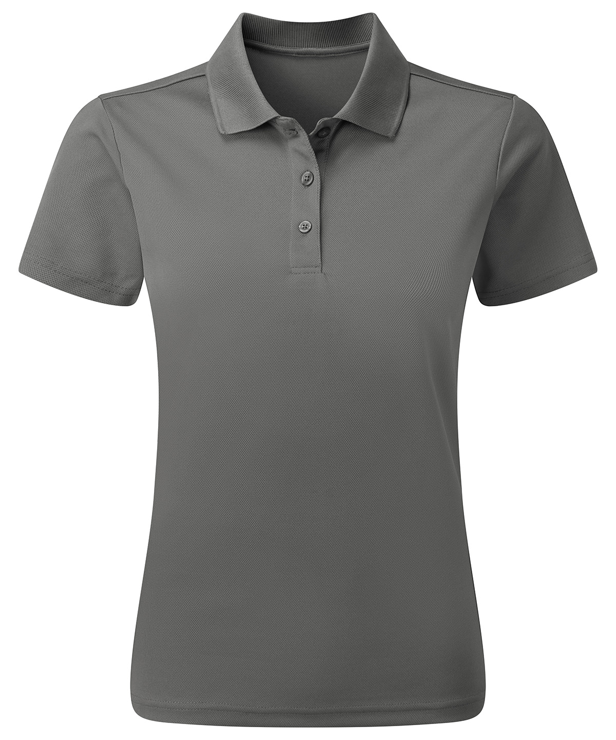 PR633 Women’s Spun Dyed Recycled Polo Shirt Grey