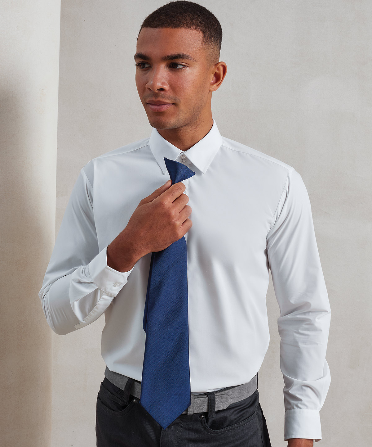 PR785 ‘Colours Originals’ fashion clip tie Grey