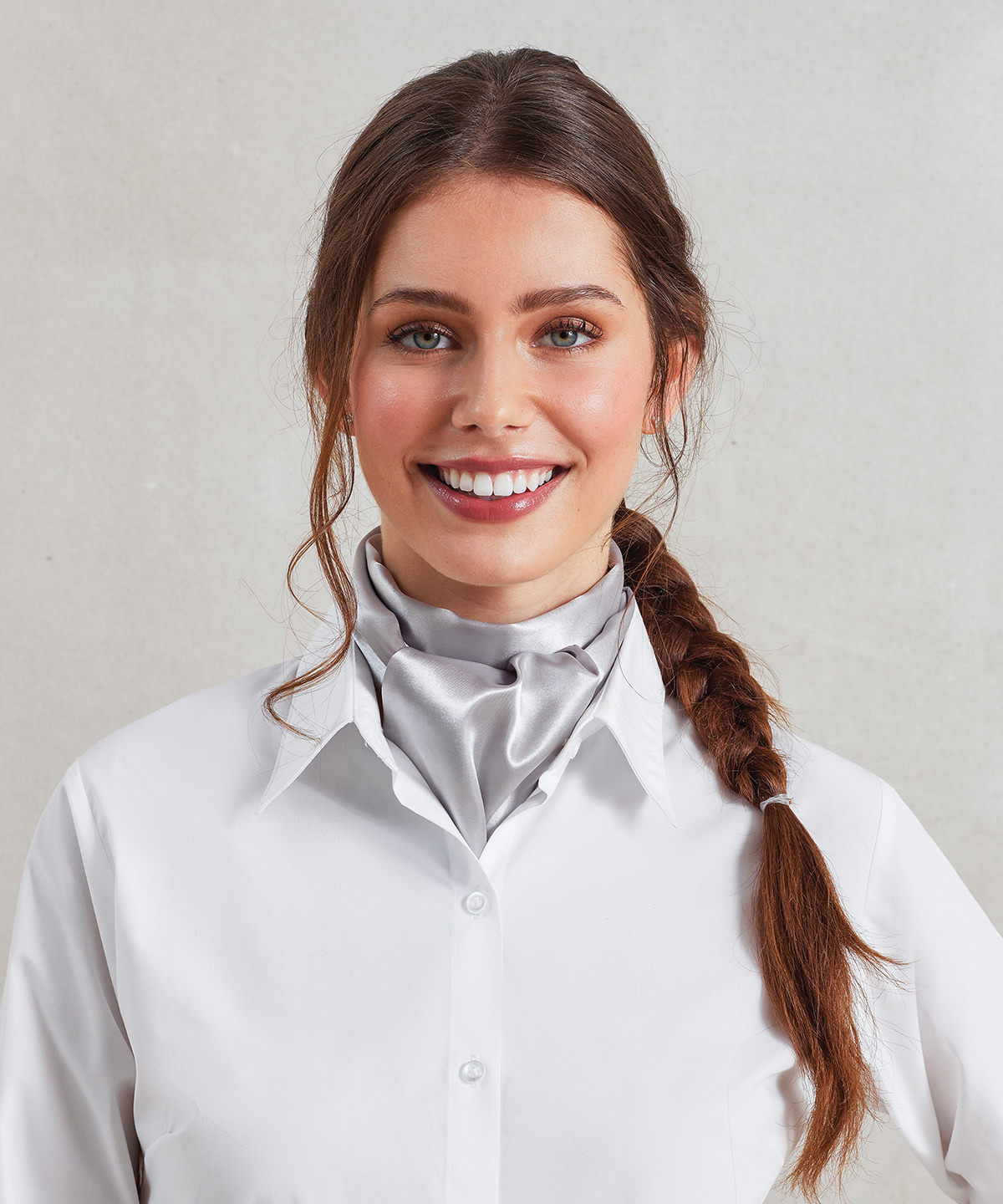 PR730 Scarf – plain White