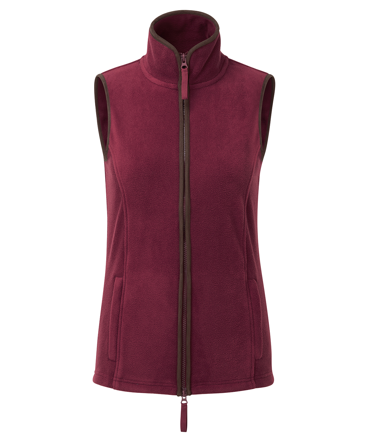PR804 Women’s artisan fleece gilet Red