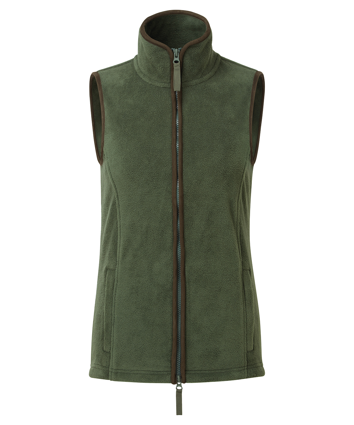 PR804 Women’s artisan fleece gilet Green PR804 Women’s artisan fleece gilet Green