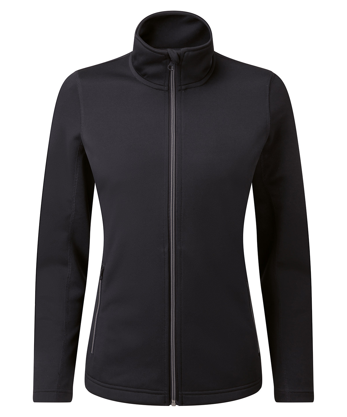 PR809 Women’s spun dyed sustainable zip-through sweatshirt Black